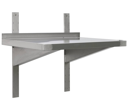 Edelstahl Wandbord Profi 1600 x 400 x 40 mm