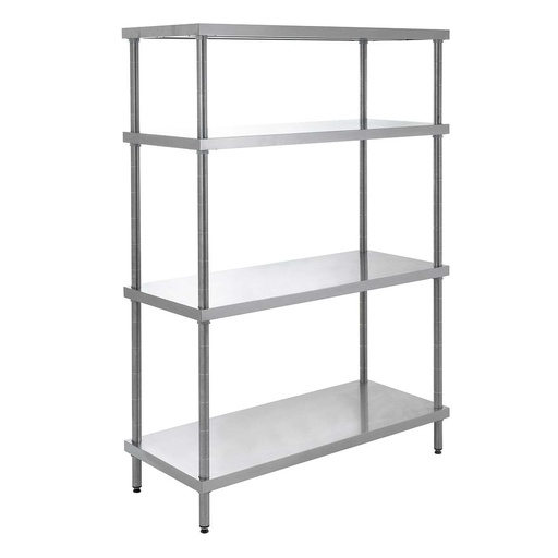 Edelstahl Regal ECO 1200x500x1800 mm