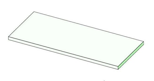 2 x Zwischenboden für Geschirrschrank ECO 12X6