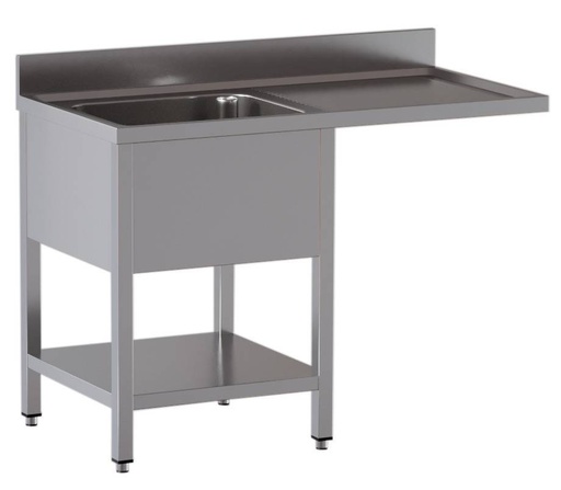 Spülzentrum ECO 12x7 mit 1 Becken links