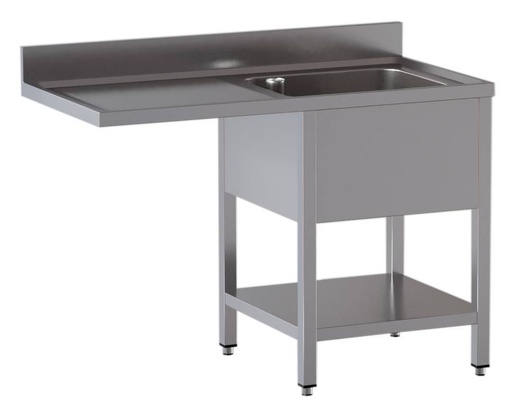 Spülzentrum ECO 12x6 mit 1 Becken Rechts