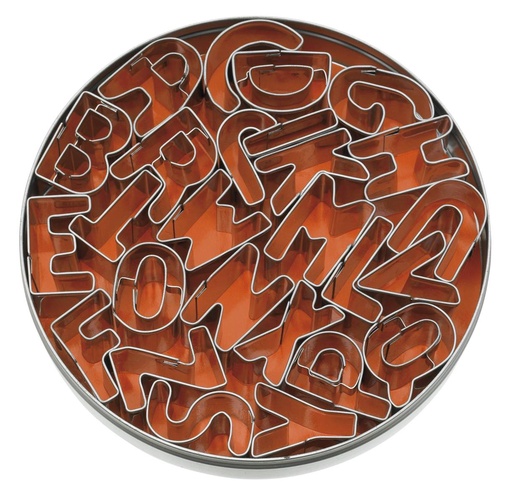 Ausstecher-Satz Buchstaben 26-teilig