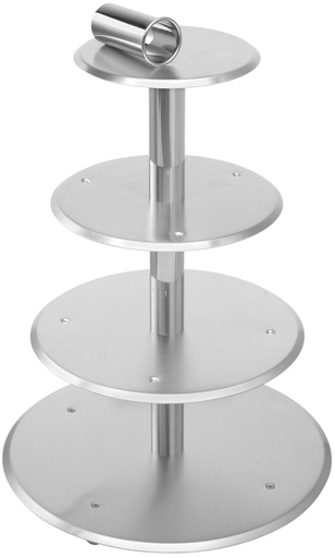 Hochzeitstortenständer aus Aluminium