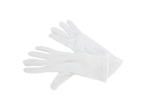Baumwoll-Fingerhandschuh, 240 mm, weiß