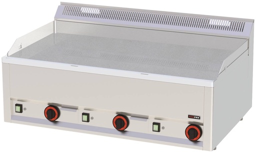 KBS Elektro-Grillplatte 3 Heizzonen Grillfläche glatt hartverchromt Auftischgerät