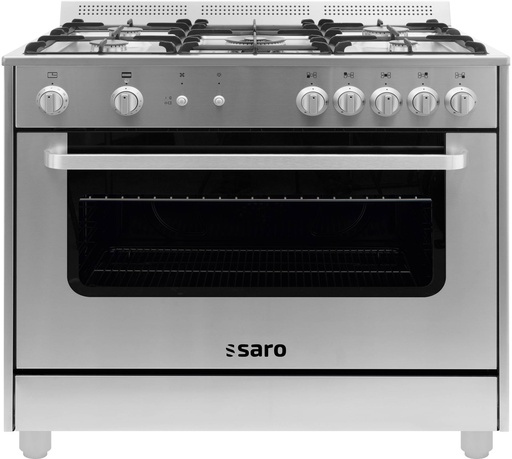 SARO Multifunktionsherd Gas/Gas, Modell TS95C71X