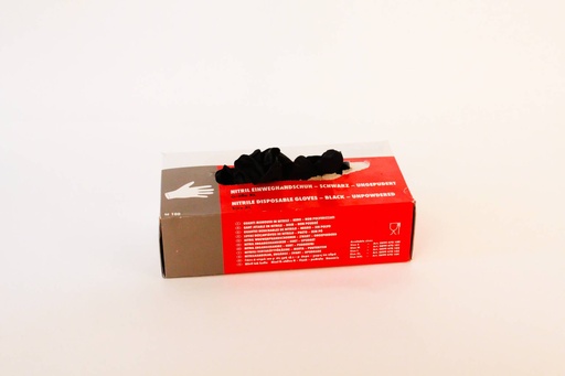 Nitrilhandschuhe Schwarz / 1000 Stück / XL, puderfrei