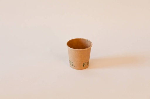 Dressingbecher Ø62mm/100ml mit Deckel PLA / braun / 2000 Stk.