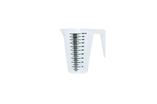 Meßbecher aus Polyethylen, 0,5 l