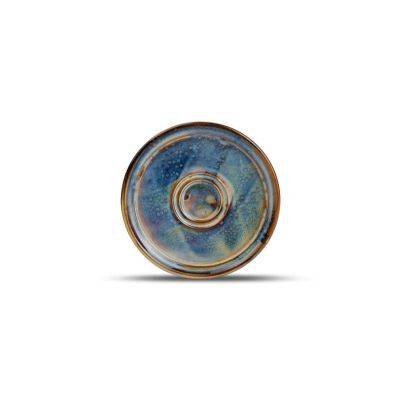 Untertasse Universal Nova aus Porzellan, 14 cm, blau