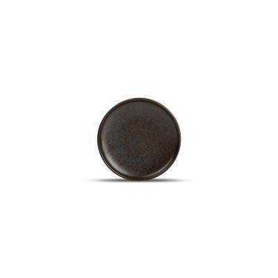 Teller Ceres aus Porzellan, 15 cm, schwarz