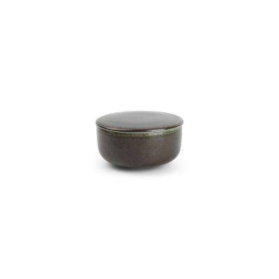 Zuckerdose Ceres aus Porzellan, 14 cl, schwarz