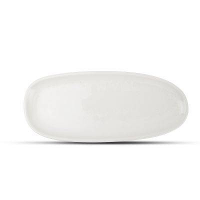 Teller Ceres, 34 x 14,5 cm, weiß
