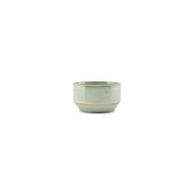 Schale Structo aus Porzellan, ø 10 cm, H 5,5 cm, türkis