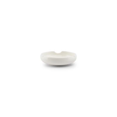 Aschenbecher Smoke aus Porzellan, ø 12 cm, H 3,5 cm, weiß