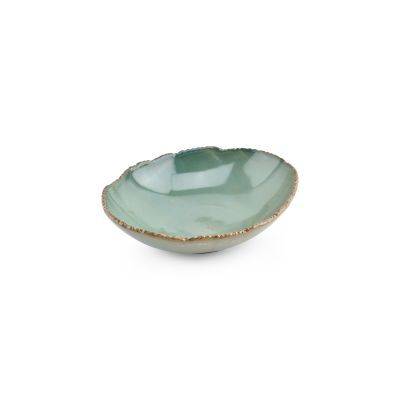 Servierschale, Filo aus Porzellan, 25 × 20 × 6,5 cm, opal