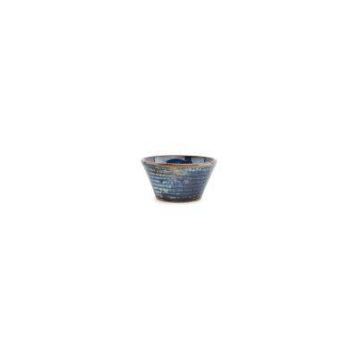 Schüssel konisch Line aus Porzellan, ø 10 cm, H 5 cm, blau