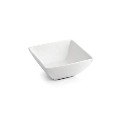 Schale, Squito, 14 × 14 × 5,5 cm, weiß