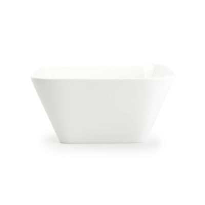 Schale Match aus Porzellan, 15 × 15 × 8 cm, weiß