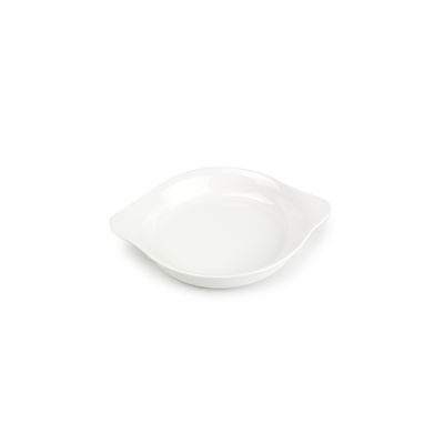 Auflaufform Flavor aus Porzellan, 15 × 19 × 3 cm, weiß