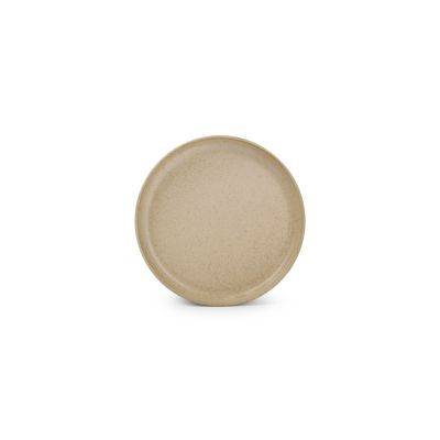 Teller Pila aus Porzellan, 13,5 cm, beige