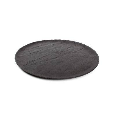 Servierplatte Livelli, 33 cm, schwarz