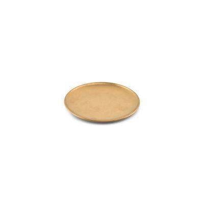 Teller antikgold Serve aus Edelstahl, 17 cm