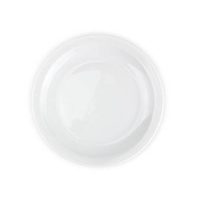 Teller Scandia aus Porzellan, 24 cm, weiß