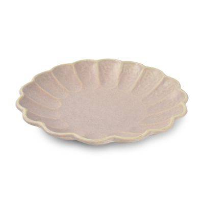 Tiefer Teller pink verblasstes Dune aus Porzellan