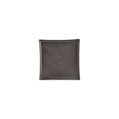 Teller Line, 20,5 x 20,5 cm, schwarz