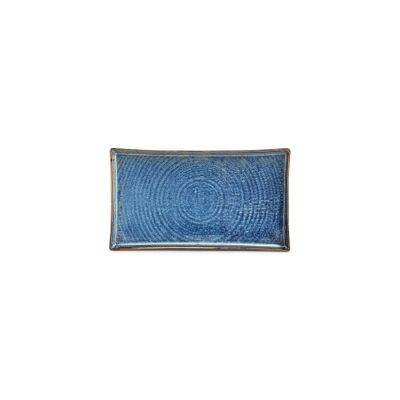 Platte blaue Linie, 30 x 17 cm