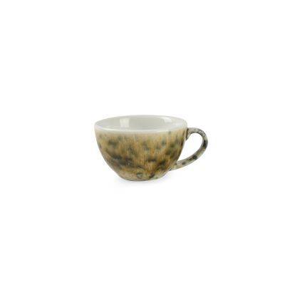 Tasse Resto aus Porzellan, 20 cl, grünbraun