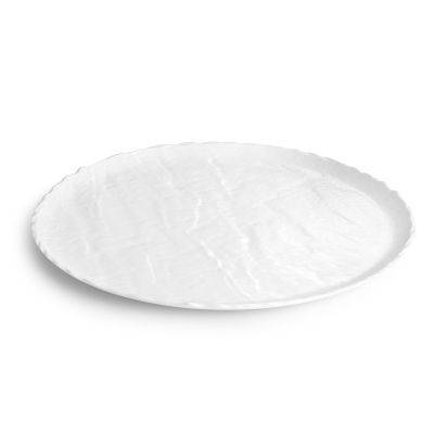 Servierplatte Livelli, 40 cm, weiß