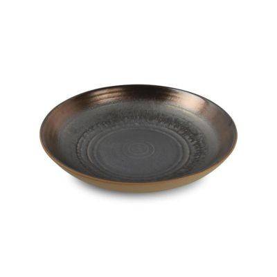 Tiefer Teller golden Ostra, Ø 25 cm, H 5,5 cm