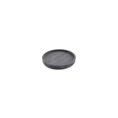 Servierplatte Marmor Pura, ø 12 cm, H 1 cm, schwarz