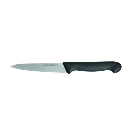 Küchenmesser aus Edelstahl, 130 mm, schwarz
