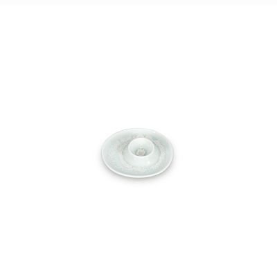 Eierschale Frost Ceres aus Porzellan, 12 cm, weiß