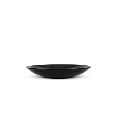 Schale Ovio aus Porzellan, Ø 25,5 cm, H 4,5 cm, schwarz