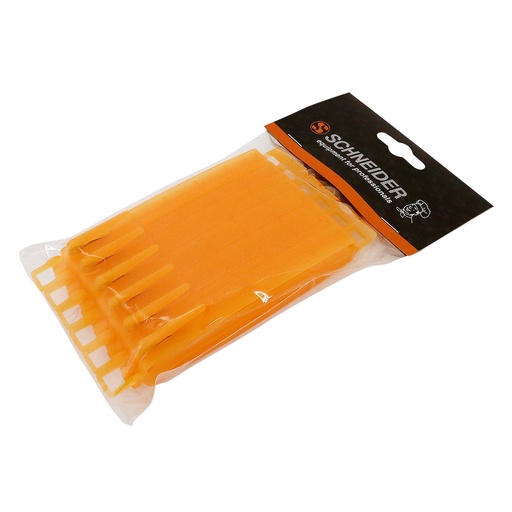 Verschluss-Clip aus PP, 125 mm, orange