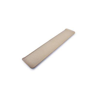 Servierplatte Cirro aus Porzellan, 46,5 x 9,5 cm, beige
