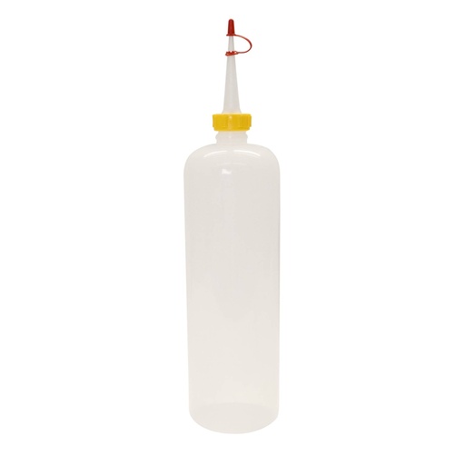 Dosierflasche aus Polyethylen, Ø 97,5 mm, transparent