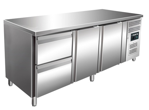 SARO Kühltisch, 2 Türen+1x 2er Schubl.set, KYLIA 3110TN