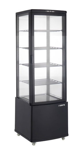 SARO Kühlvitrine Modell PHIL AV, schwarz