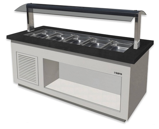 SARO Heißes Buffet Modell PREMIUM LINE SB-H200 weiß