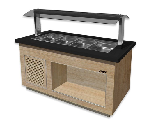 SARO Salatbar für 4x 1/1 GN, PREMIUM LINE SB-K170 OAK