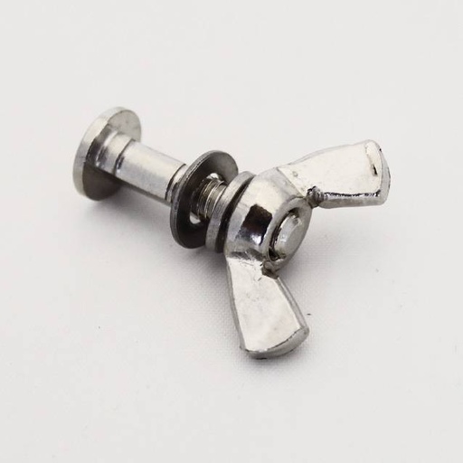 Flügelmutter mit Schraube aus Edelstahl, 26 mm