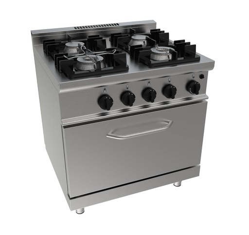SARO Gasherd mit Gasbackofen Modell E7/KUPG4LO