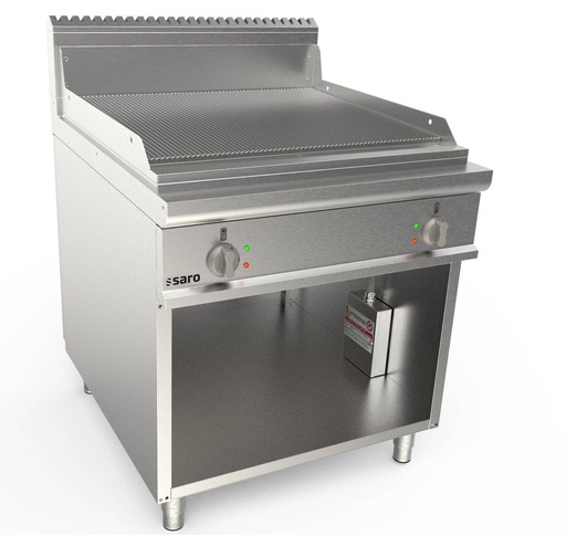 SARO Elektrogriddleplatte, Standg., gerillt, LQ/FTG4BAR
