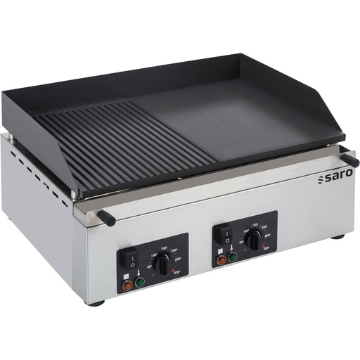 SARO Griddleplatte 1/2 gerillt, Modell GPK 610