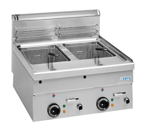 SARO Elektro-Fritteuse 10+10L, Auftisch, 600 Line, EF66